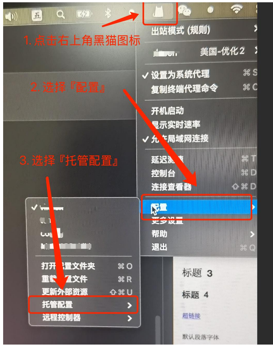 步骤 4: 打开配置