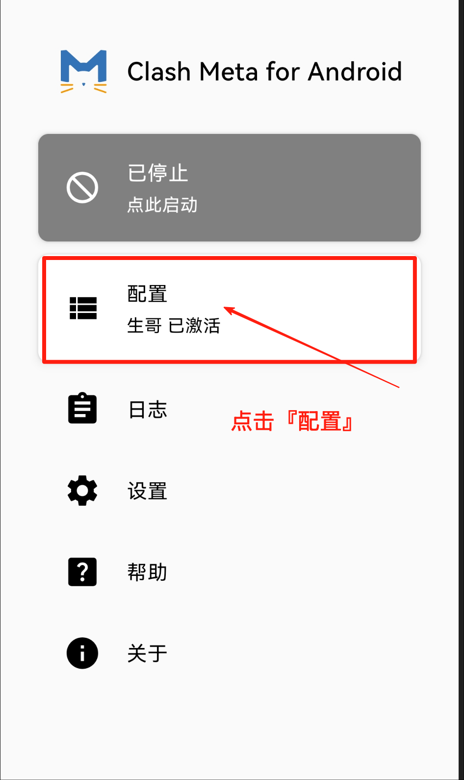 步骤 2: 访问配置页面